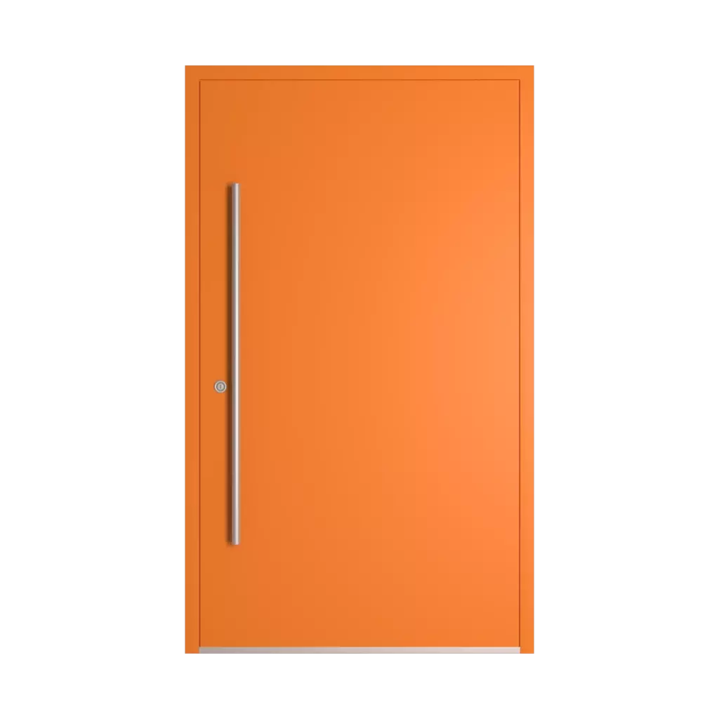 RAL 2011 Deep orange entry-doors models dindecor ll01  