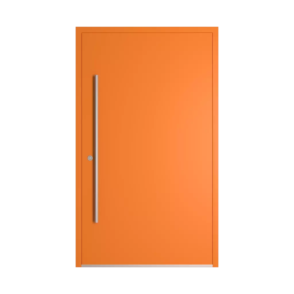 RAL 2011 Deep orange entry-doors models dindecor gl03  