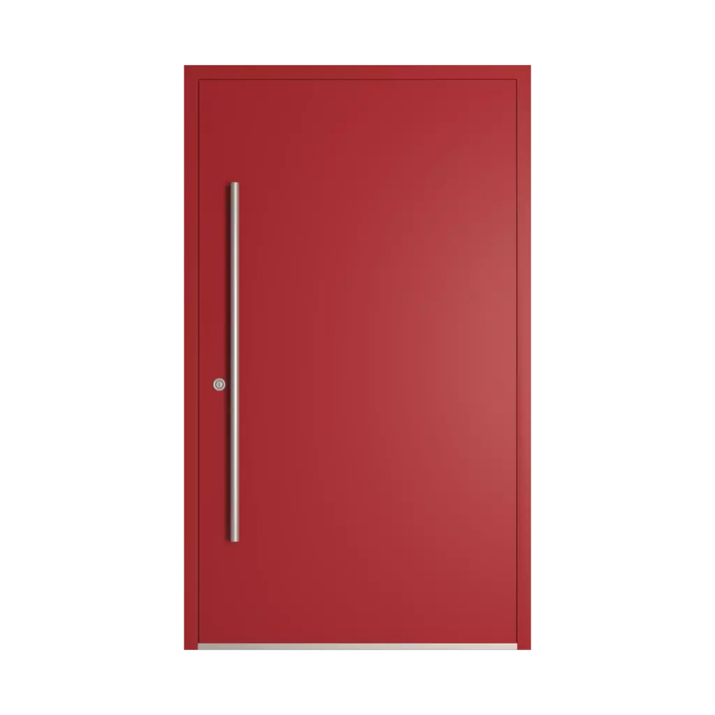 RAL 3001 Signal red entry-doors models dindecor gl03  