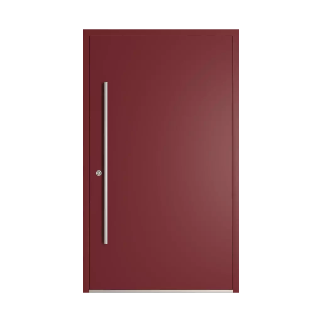 RAL 3004 Purple red entry-doors models dindecor sk06-grey  