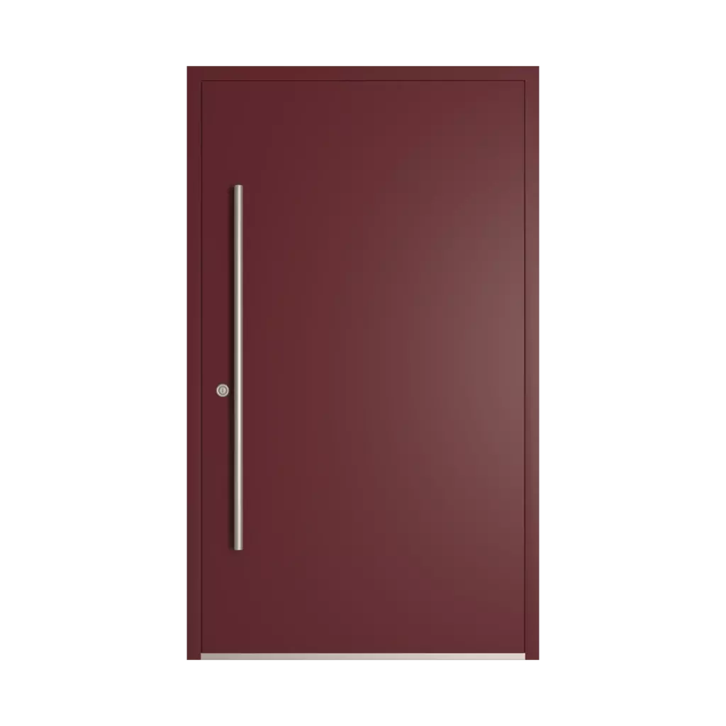 RAL 3005 Wine red entry-doors models dindecor ll01  