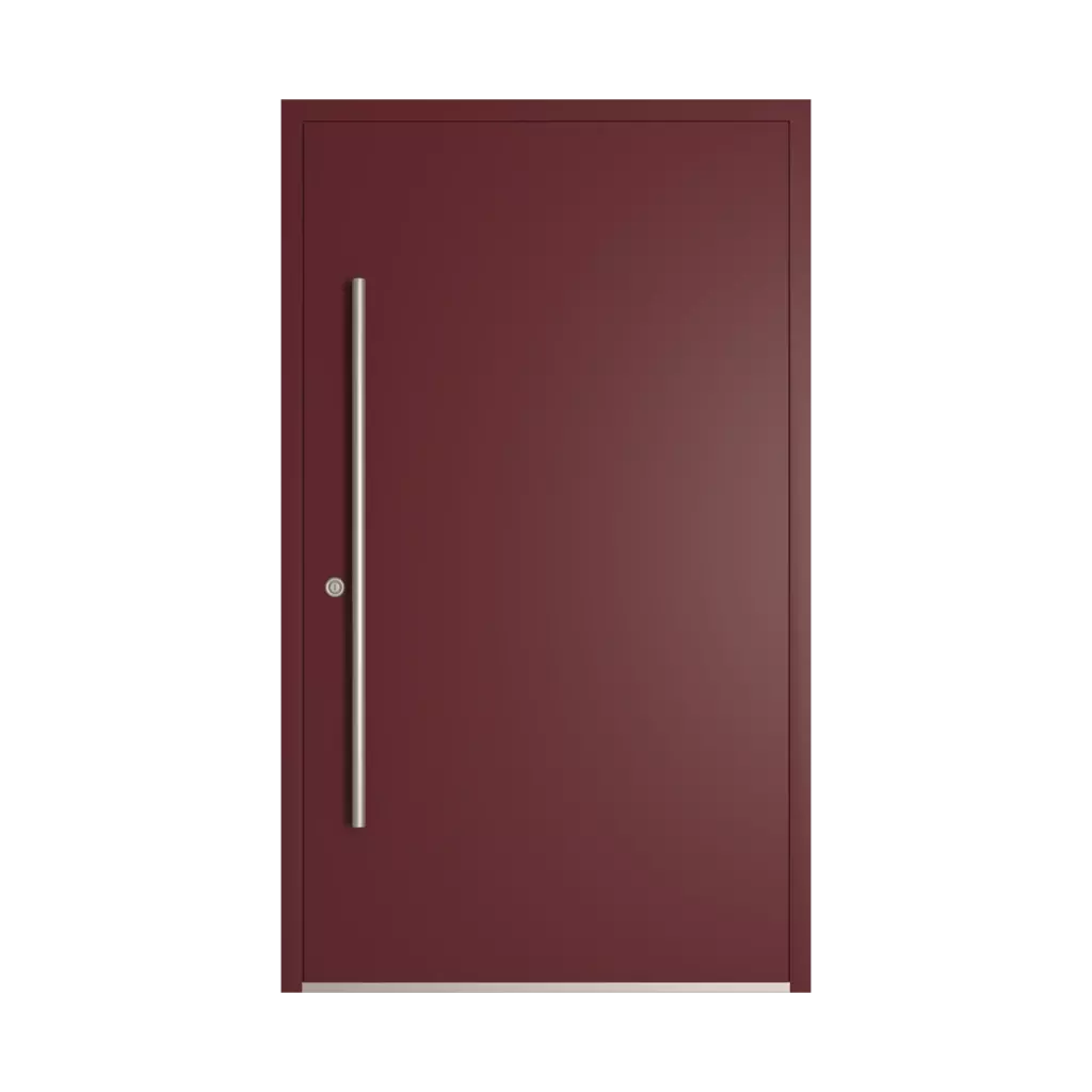 RAL 3005 Wine red entry-doors models cdm model-23  