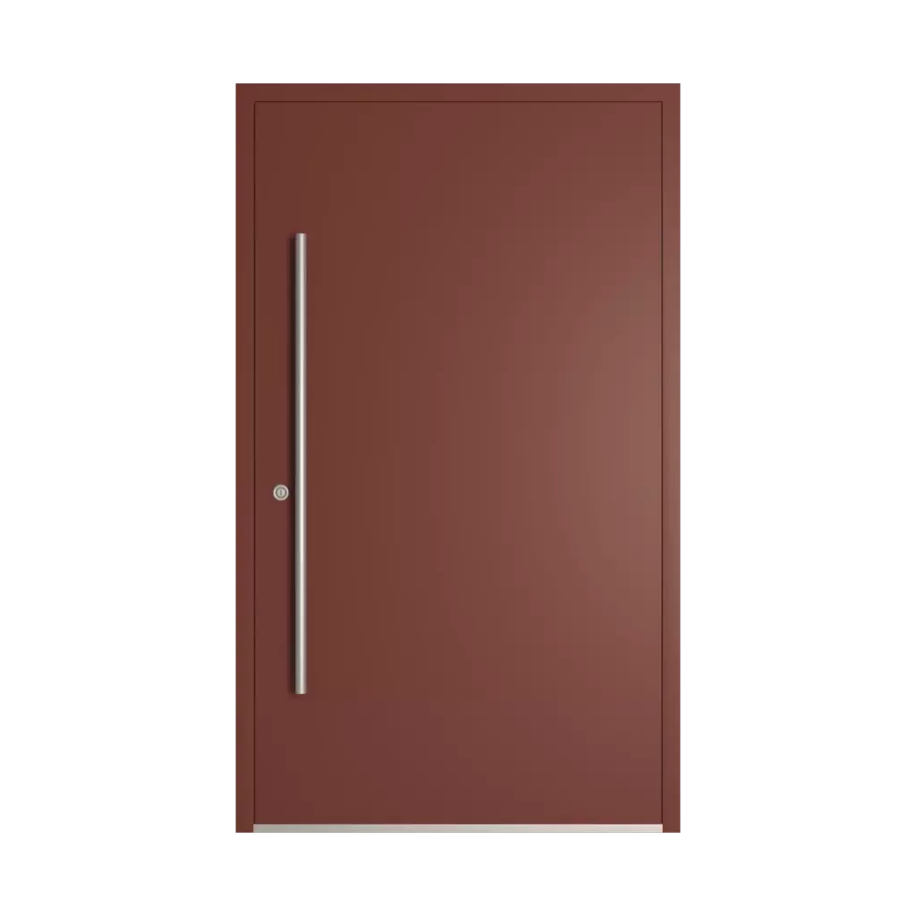 RAL 3009 Oxide red entry-doors models dindecor 6115-pwz  