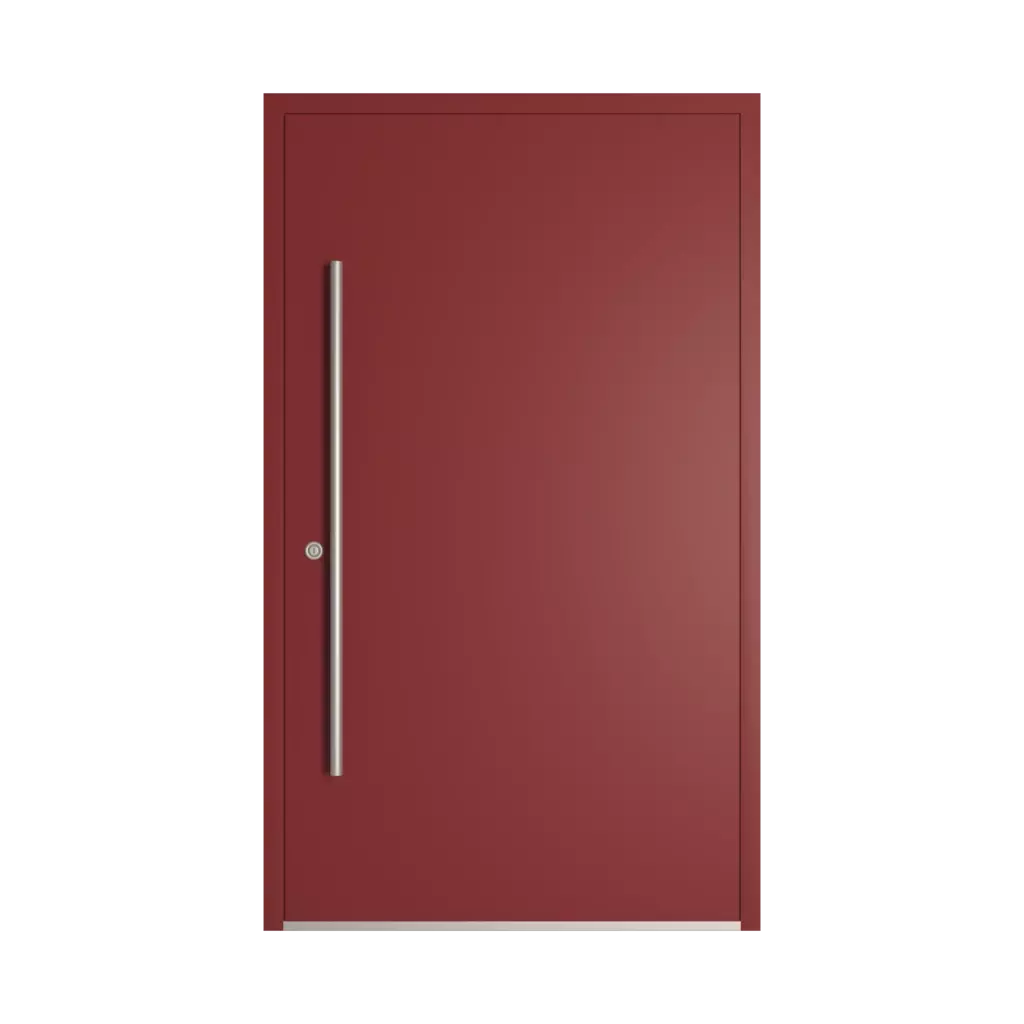 RAL 3011 Brown red entry-doors models dindecor sl01  