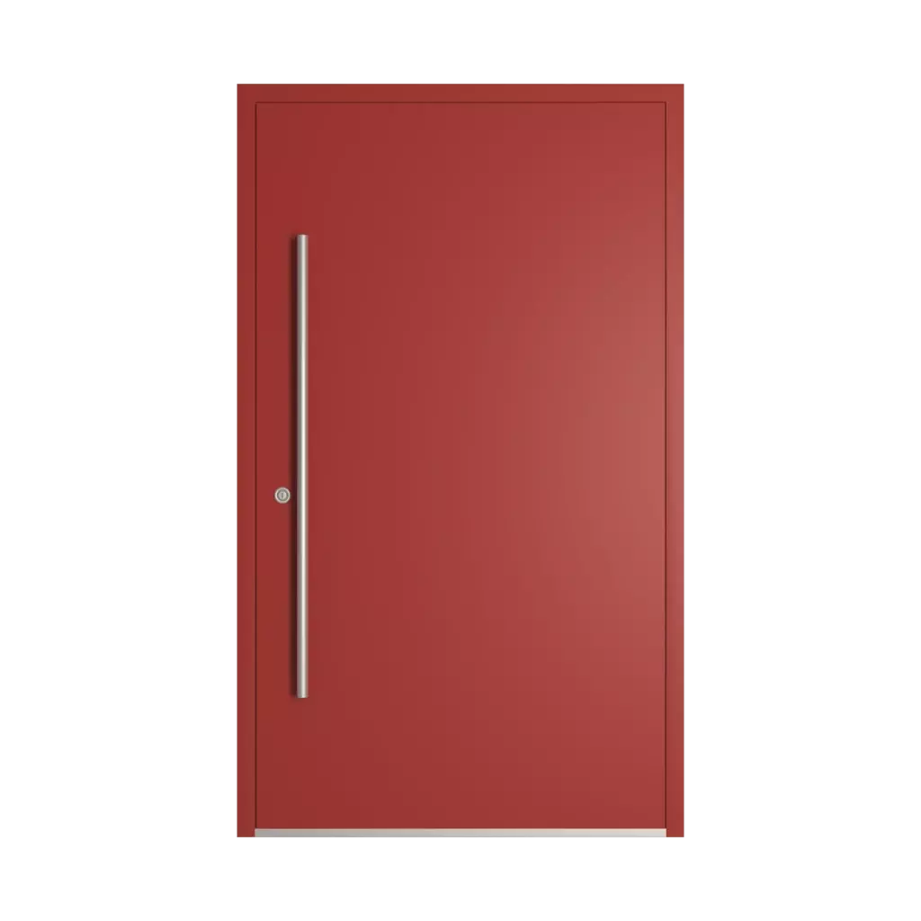 RAL 3013 Tomato red entry-doors models dindecor 6119-pwz  