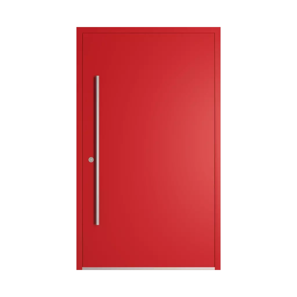 RAL 3020 Traffic red entry-doors models dindecor sl01  