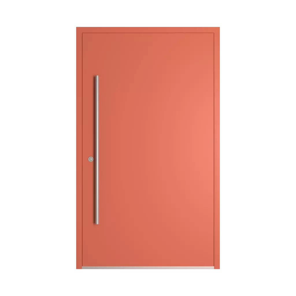 RAL 3022 Salmon pink entry-doors models dindecor model-5041  