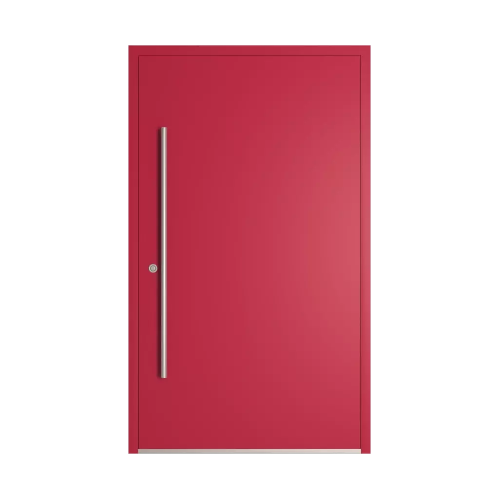 RAL 3027 Raspberry red entry-doors models dindecor 6115-pwz  