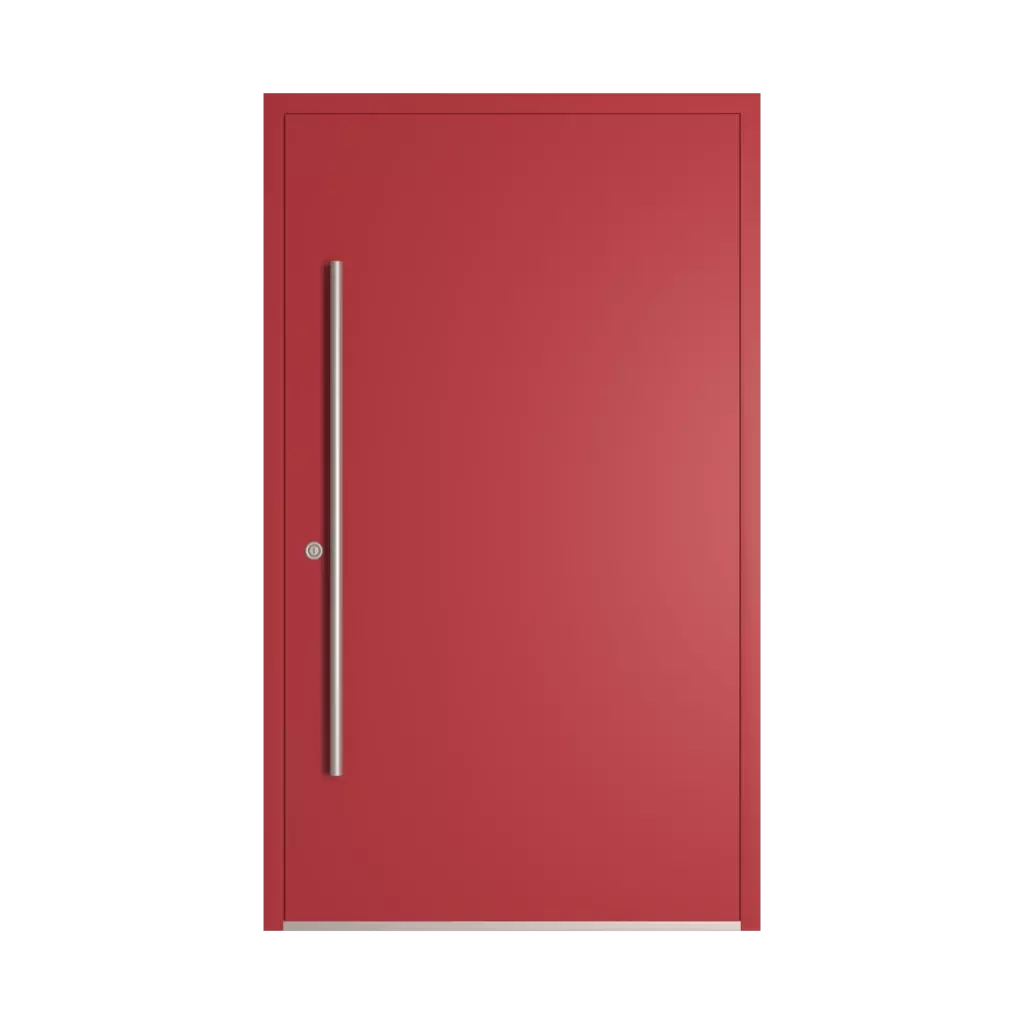 RAL 3031 Orient red entry-doors models dindecor 6019-pvc  