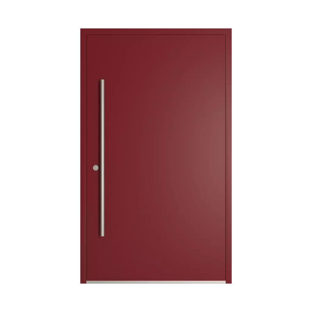 RAL 3032 Pearl ruby red entry-doors models dindecor ll01  