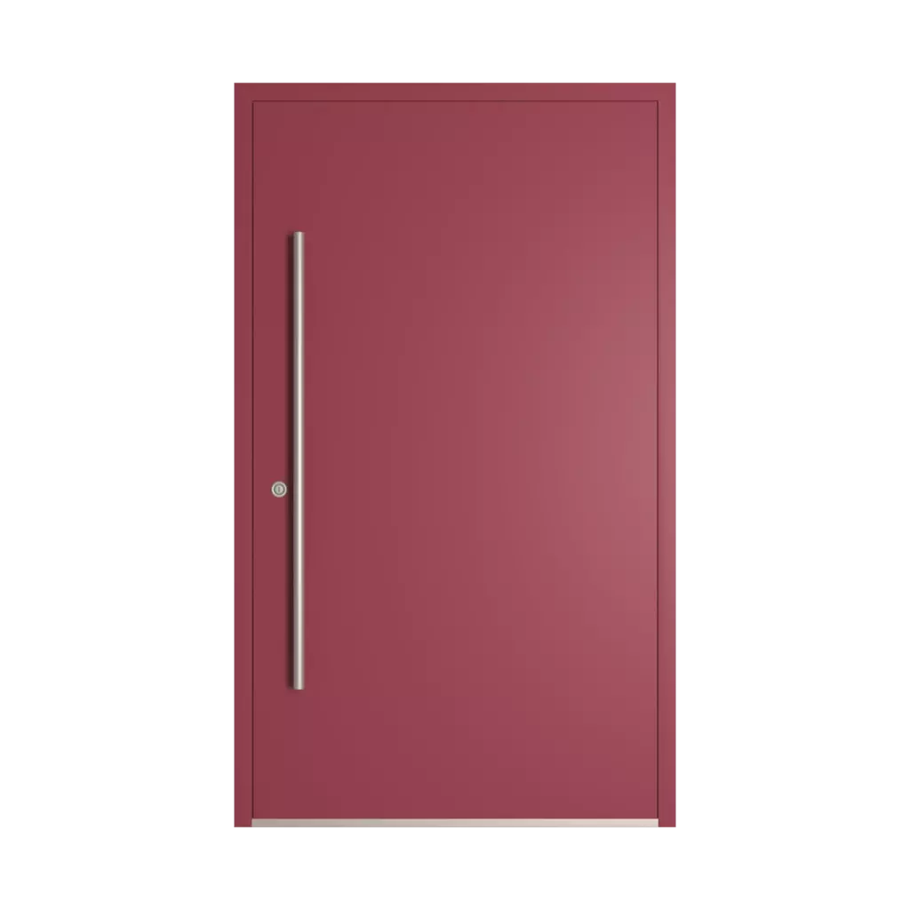 RAL 4002 Red violet entry-doors models dindecor model-5018  