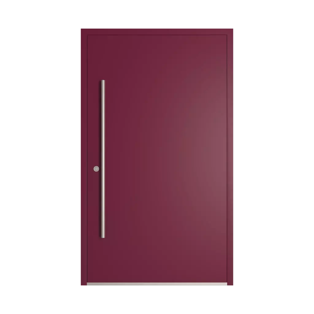 RAL 4004 Claret violet entry-doors models dindecor gl07  