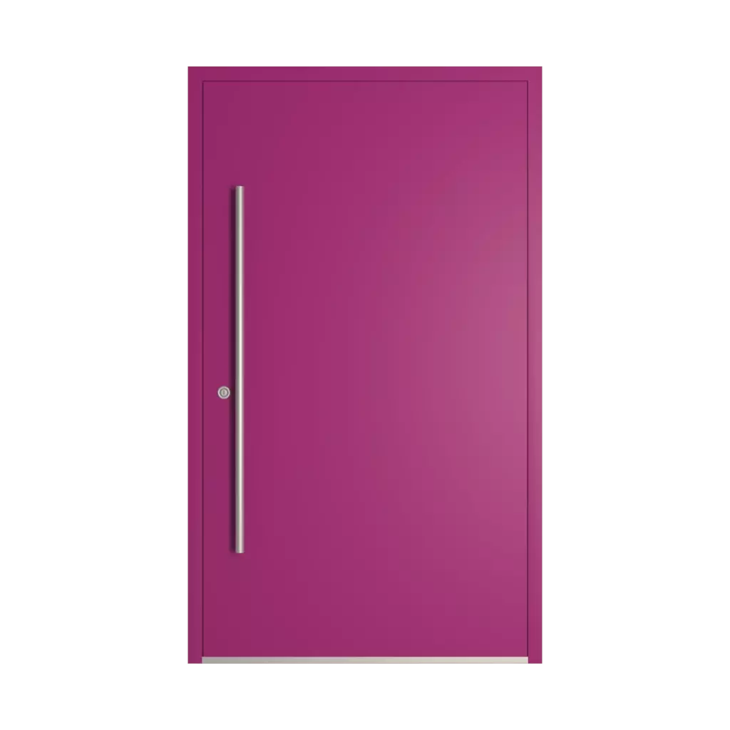 RAL 4006 Traffic purple entry-doors models dindecor model-6128  