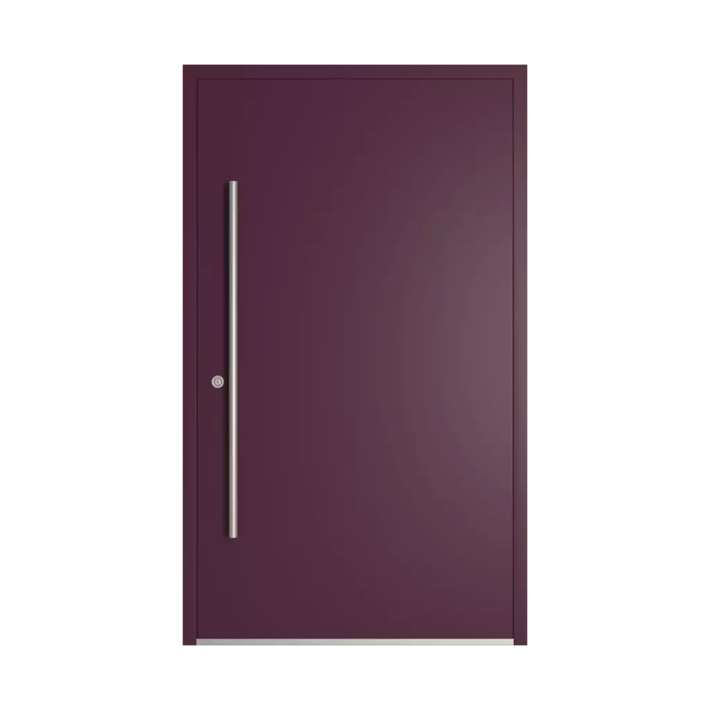 RAL 4007 Purple violet entry-doors models dindecor gl03  