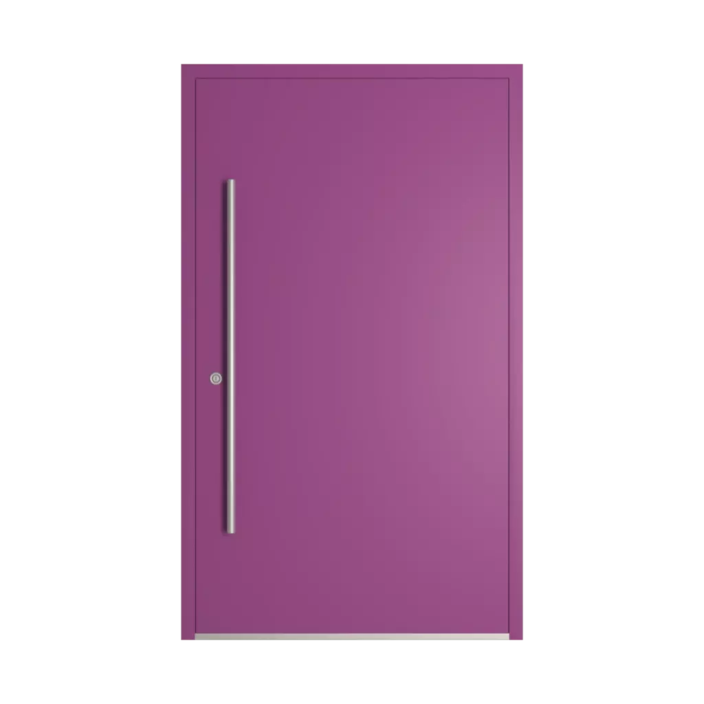 RAL 4008 Signal violet entry-doors models dindecor 1401-pvc  