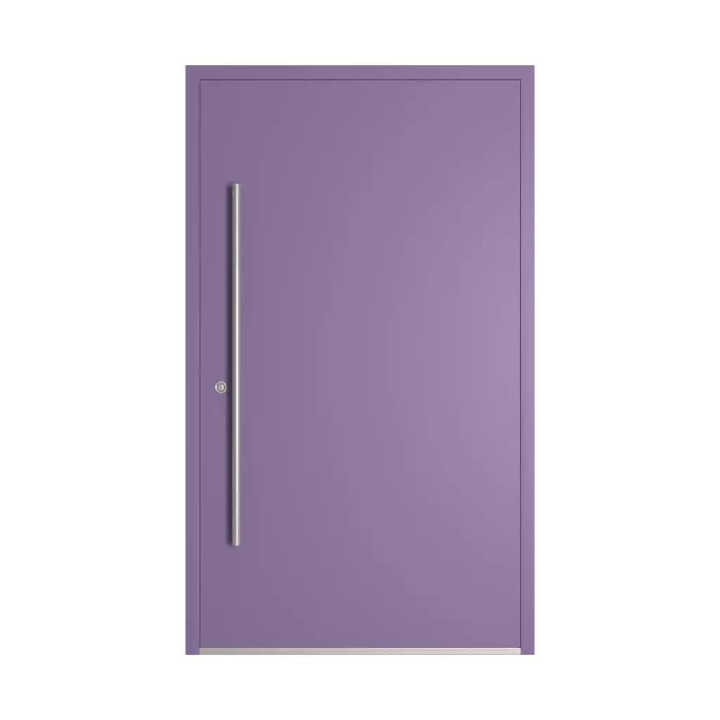 RAL 4011 Pearl violet entry-doors models dindecor sk06-grey  