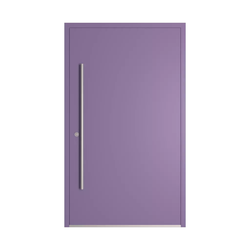 RAL 4011 Pearl violet entry-doors models dindecor gl07  