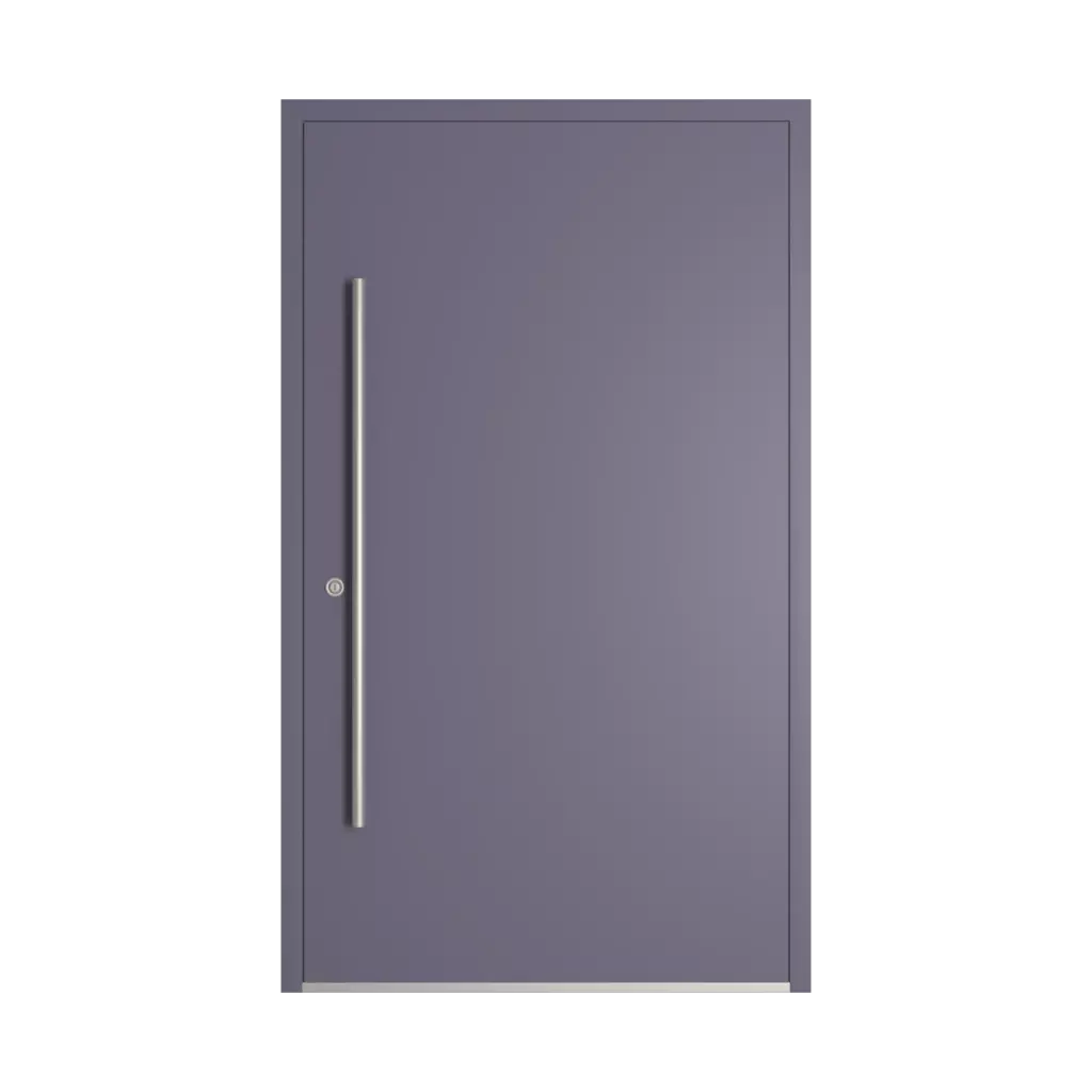 RAL 4012 Pearl blackberry entry-doors models dindecor model-5040  