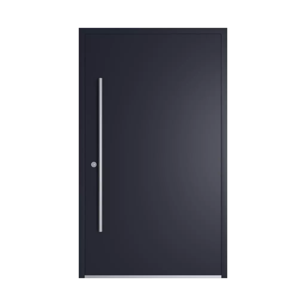 RAL 5004 Black blue entry-doors models cdm model-6  