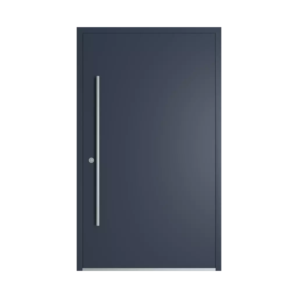 RAL 5008 Grey blue entry-doors models cdm model-5  