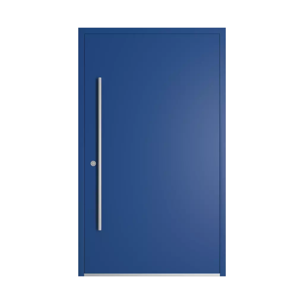RAL 5010 Gentian blue entry-doors models dindecor model-6123  