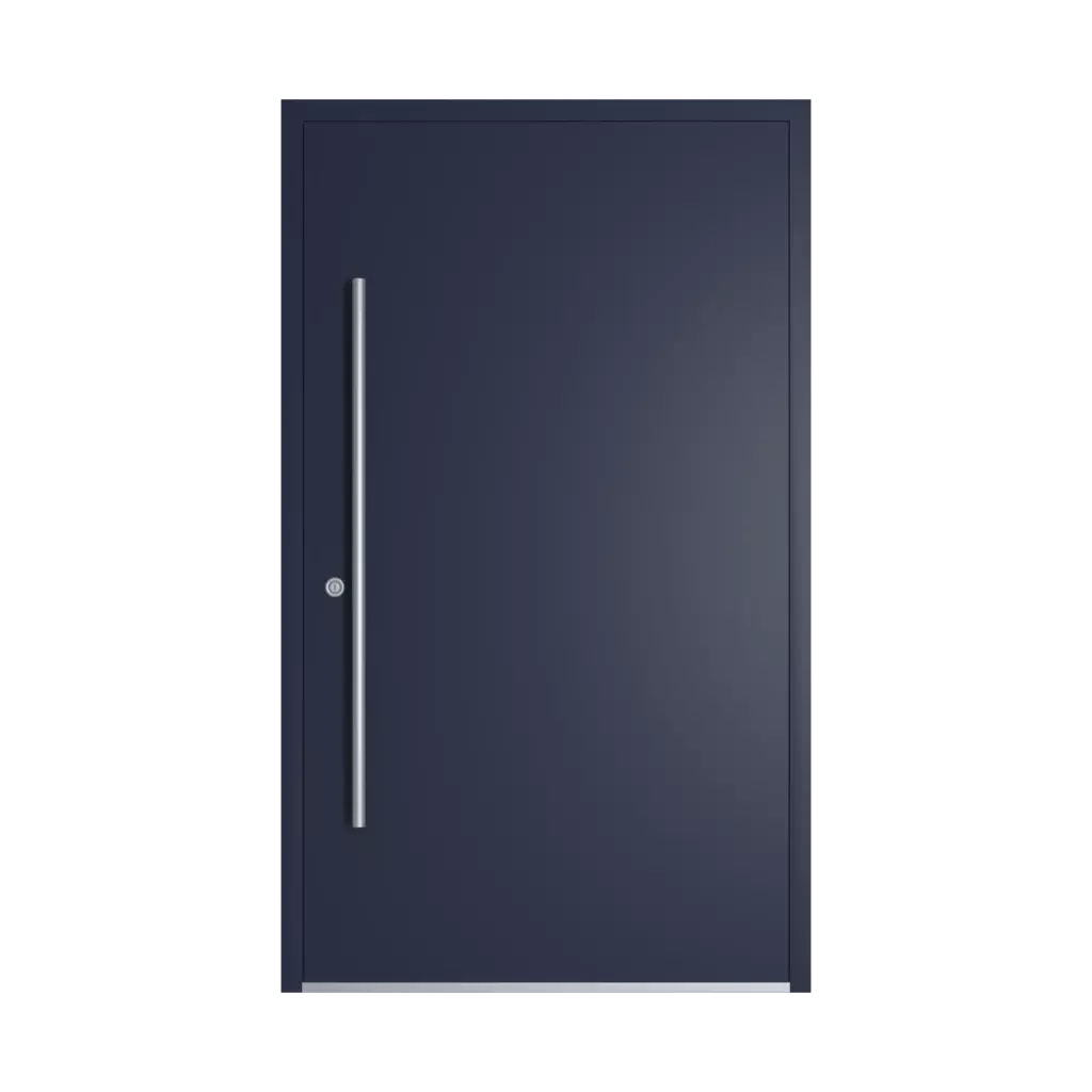 RAL 5011 Steel blue entry-doors models dindecor ll01  