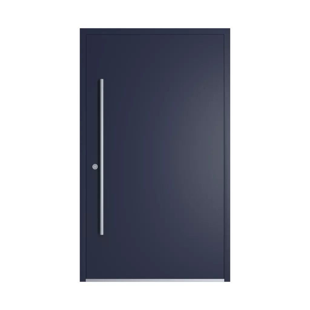 RAL 5011 Steel blue entry-doors models dindecor 6125-pwz  