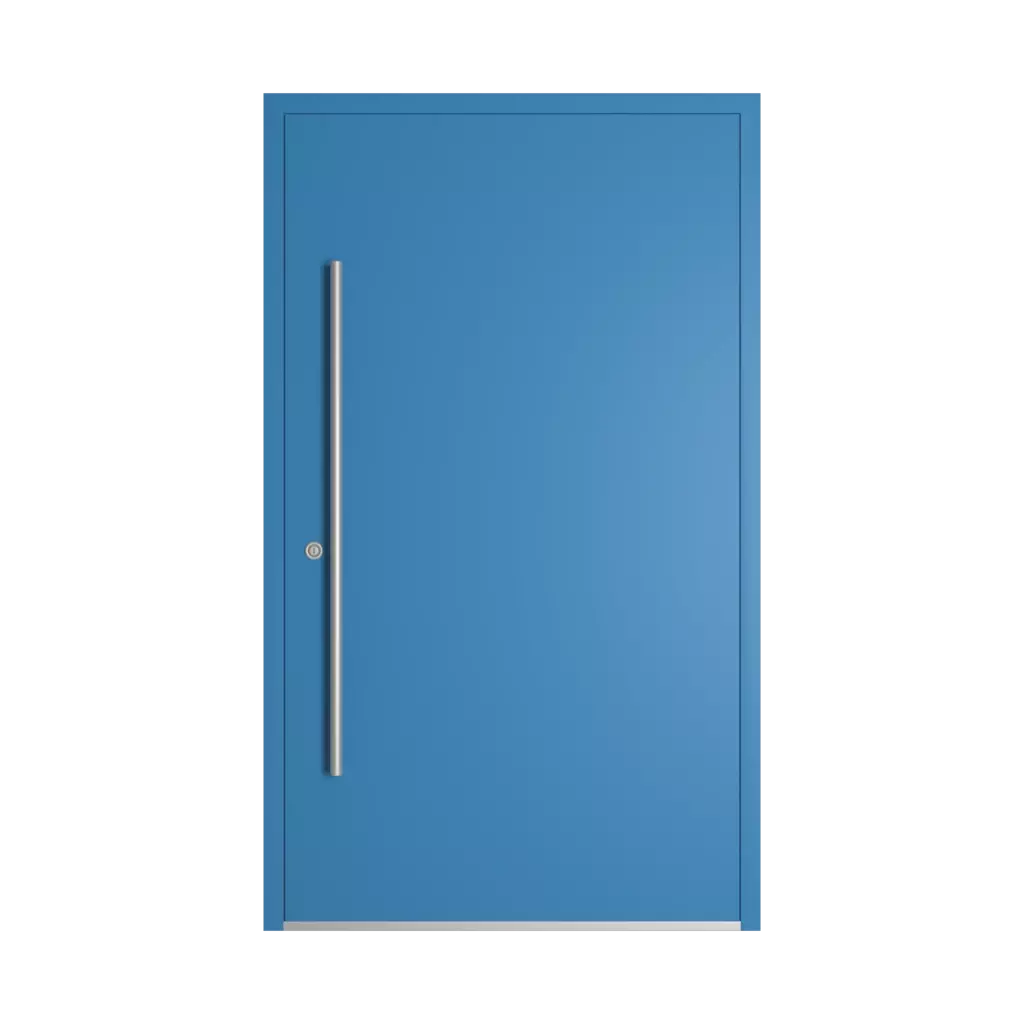 RAL 5012 Light blue entry-doors models cdm model-20  