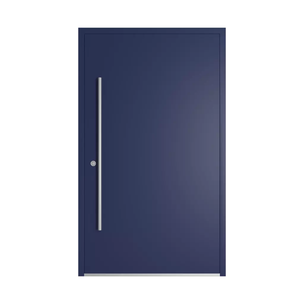 RAL 5013 Cobalt blue entry-doors models dindecor sl01  