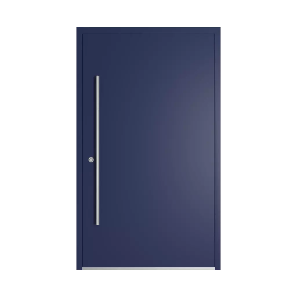 RAL 5013 Cobalt blue entry-doors models dindecor model-1101  