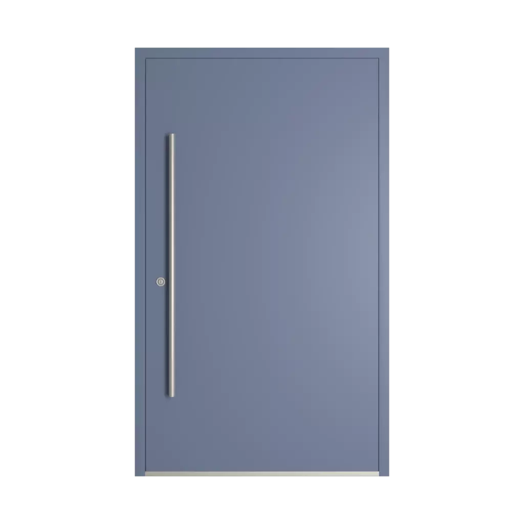 RAL 5014 Pigeon blue entry-doors models dindecor sk04-grey  
