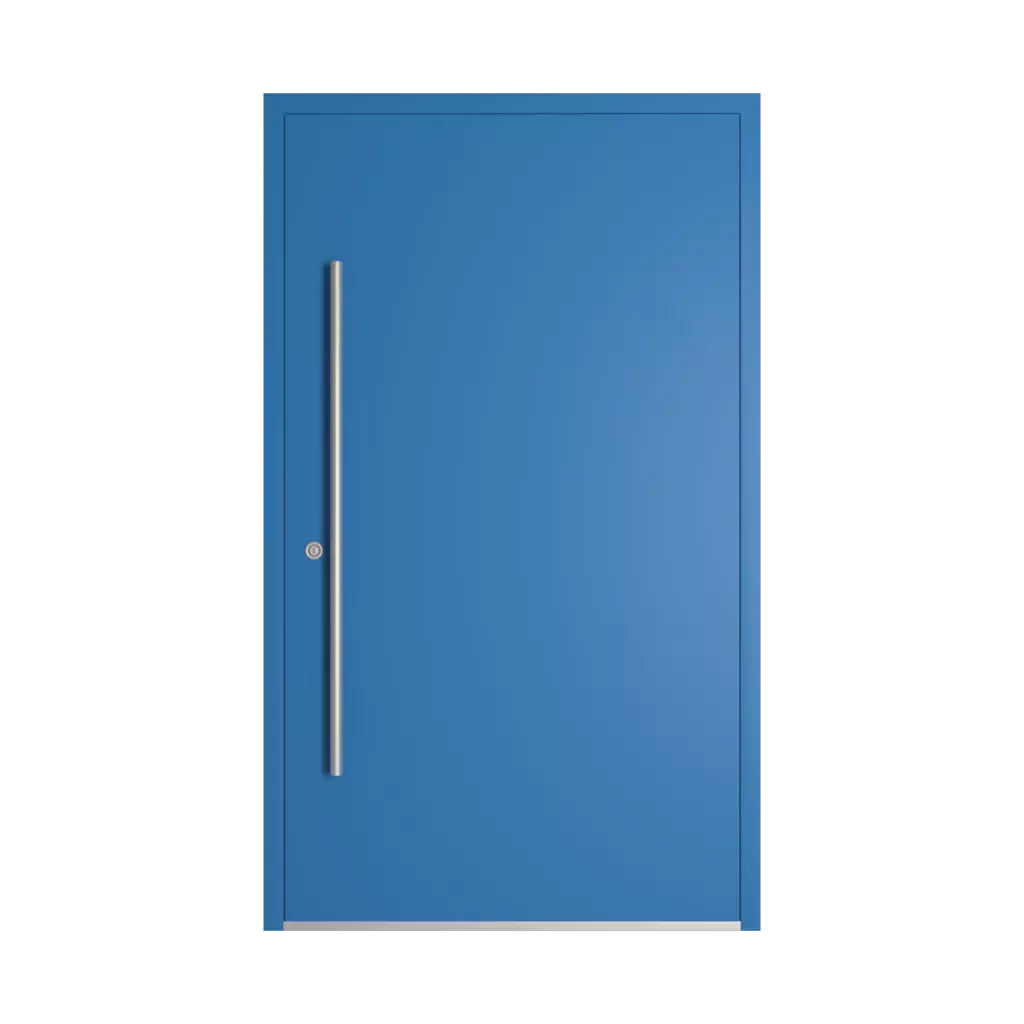 RAL 5015 Sky blue entry-doors models dindecor gl07  
