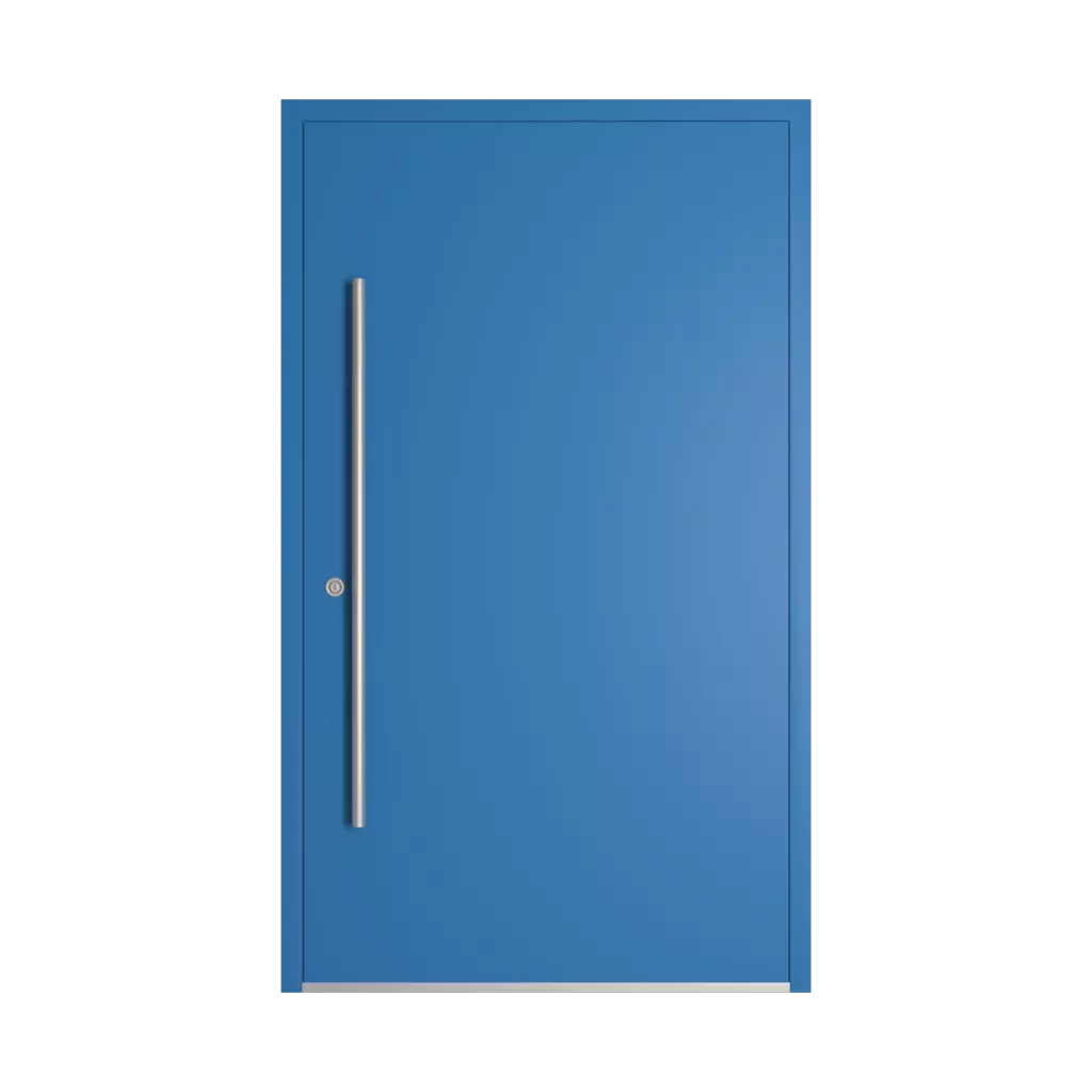 RAL 5015 Sky blue entry-doors models dindecor gl03  