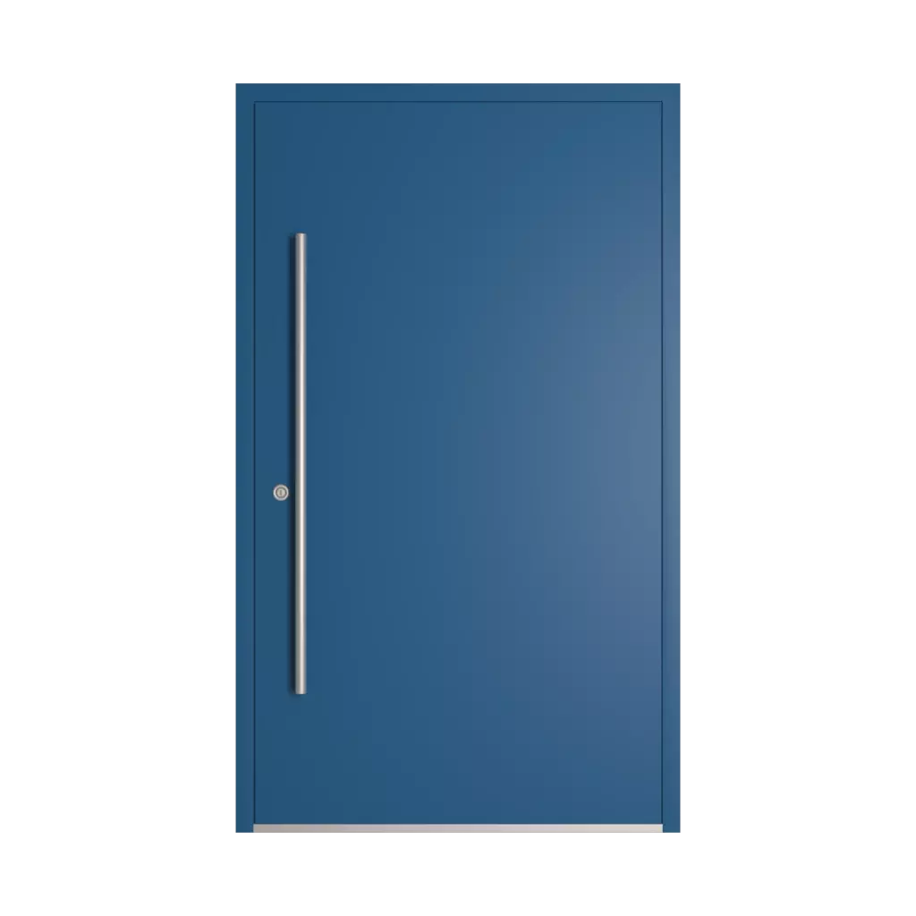 RAL 5019 Capri blue entry-doors models dindecor 6029-pvc  