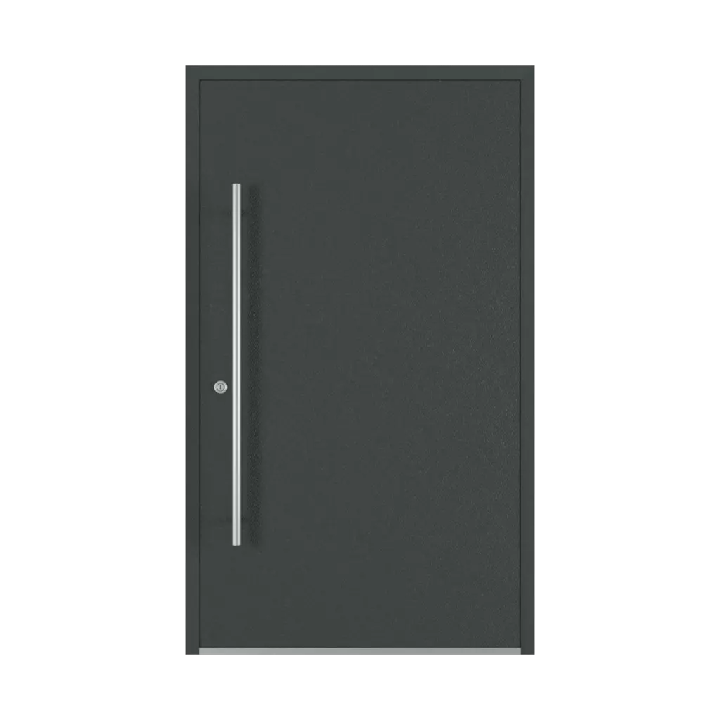 Gray anthracite sand ✨ entry-doors models dindecor 6003-pvc  