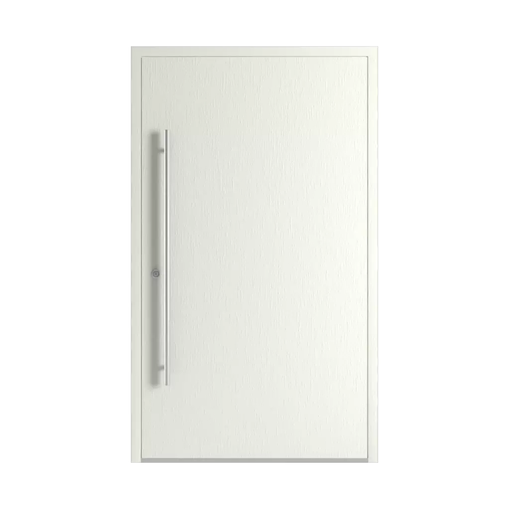 Textured white entry-doors models dindecor 6002-pvc  