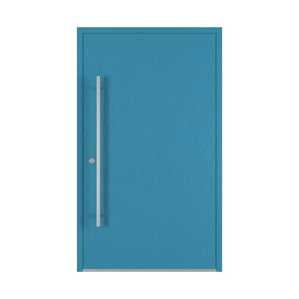 Brilliant blue entry-doors models dindecor 1401-pvc  