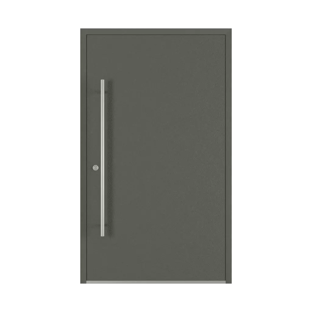 Quartz Gray entry-doors models dindecor 5026-pvc  