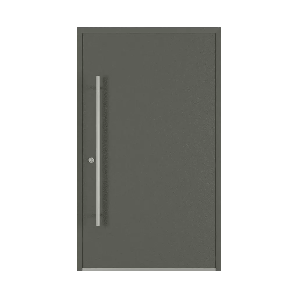 Quartz Gray entry-doors models dindecor 2802-pvc  