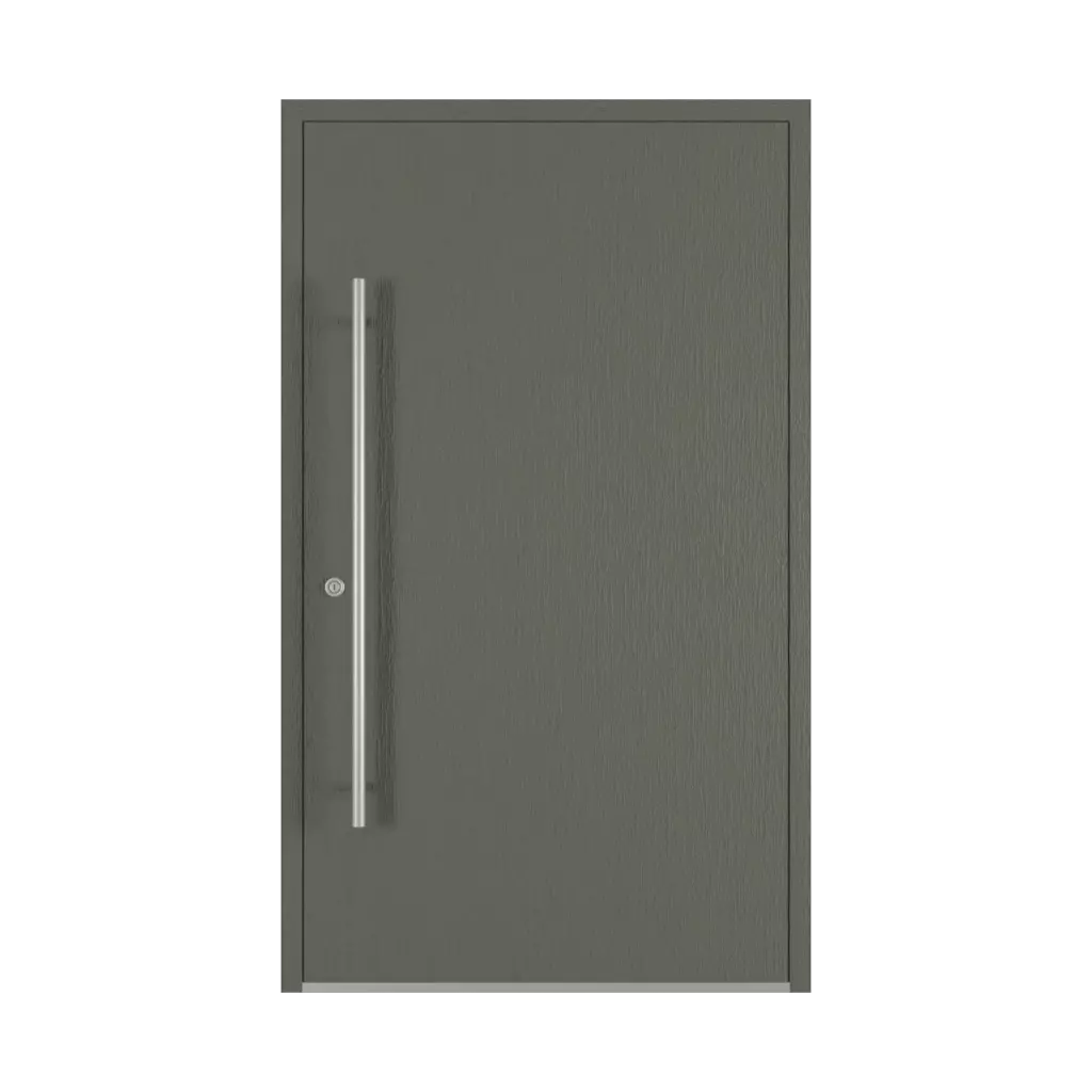 Textured quartz gray entry-doors models dindecor sk02-beton  