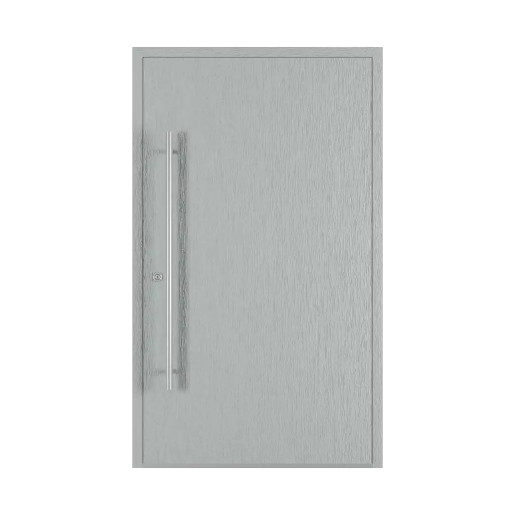 Textured gray entry-doors models dindecor 6025-pvc  