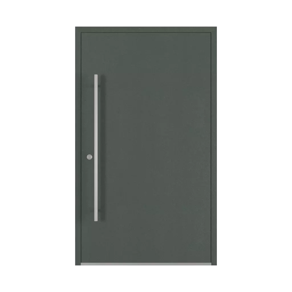 Aludec gray basalt entry-doors models dindecor sk06-grey  