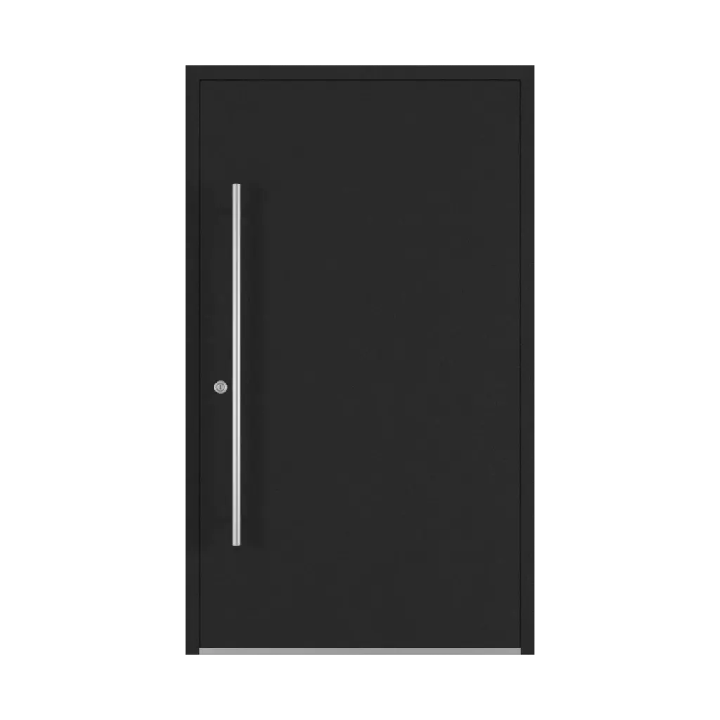 Dark graphite entry-doors models dindecor gl03  