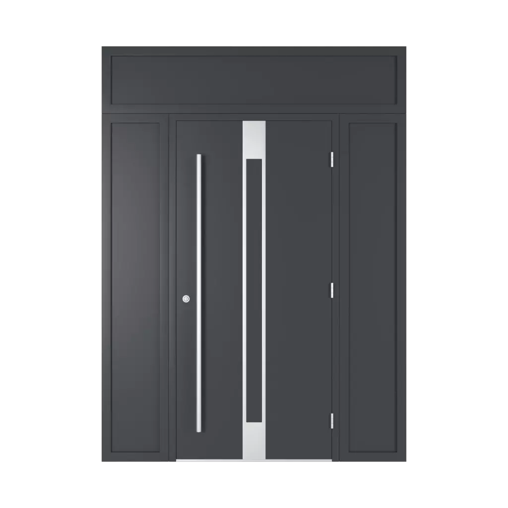 Door with full transom entry-doors models dindecor 6120-pwz  