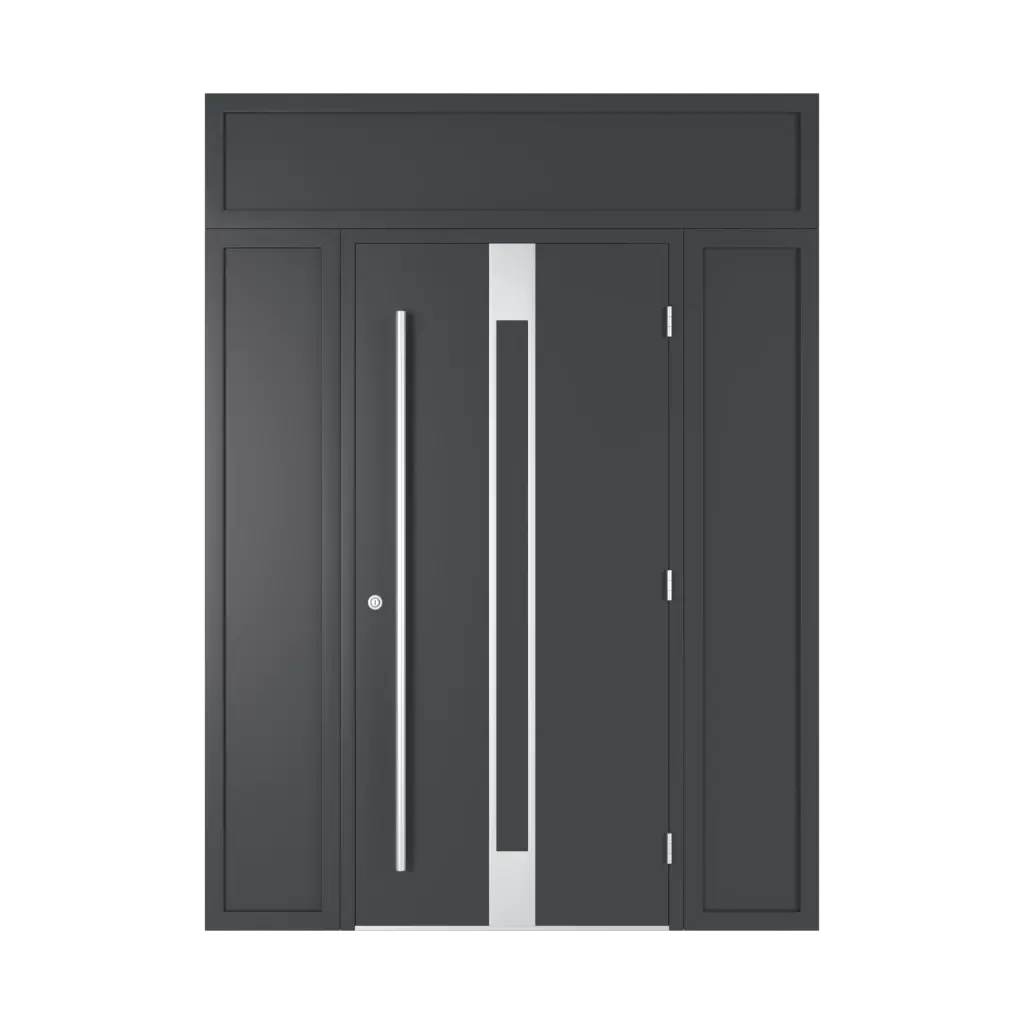 Door with full transom entry-doors models dindecor model-2801-st  