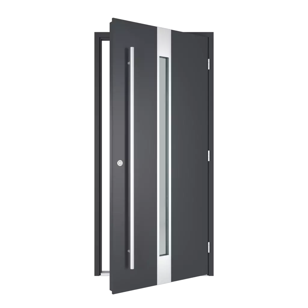 The right one opens outwards entry-doors models dindecor model-6123  