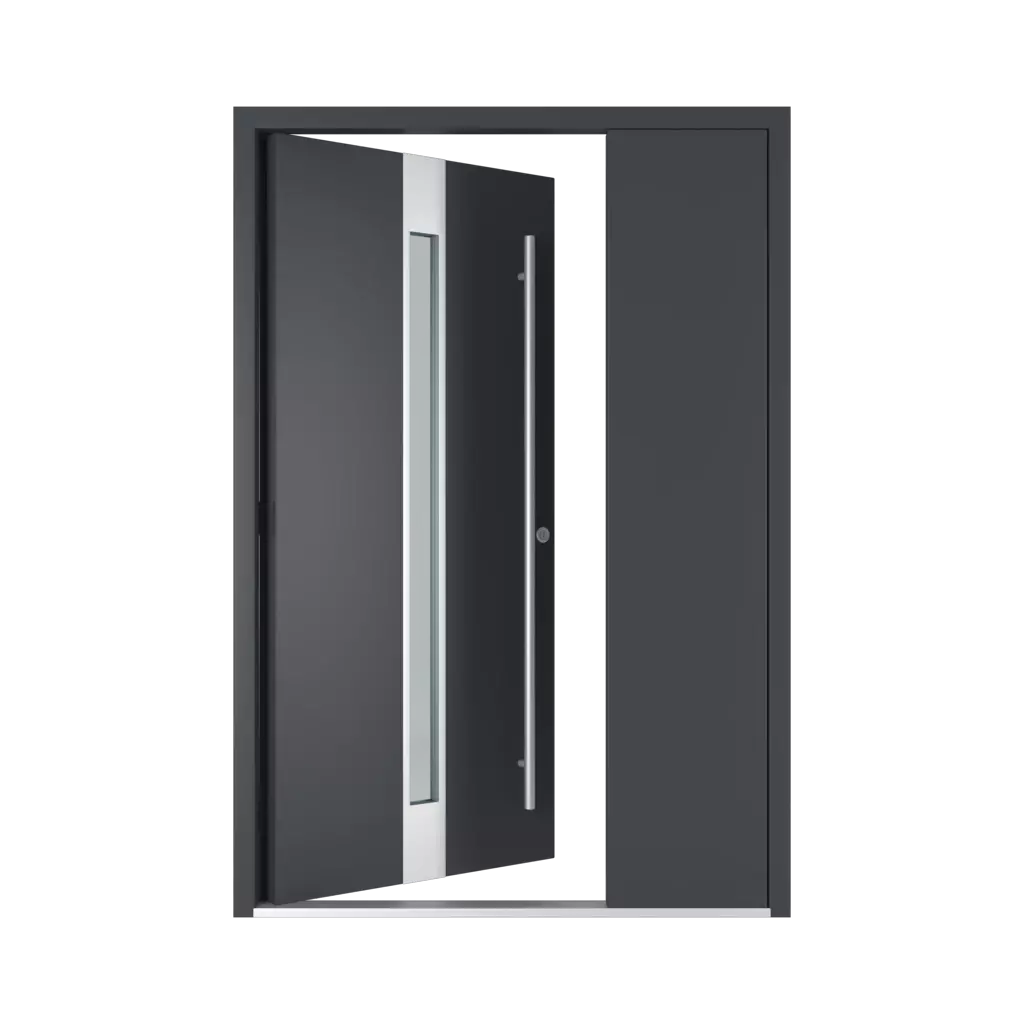 The right one opens inwards entry-doors models dindecor 6115-pwz  