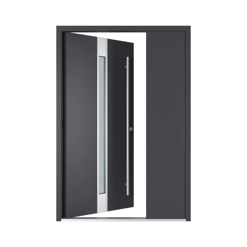 The right one opens inwards entry-doors models dindecor ll01  