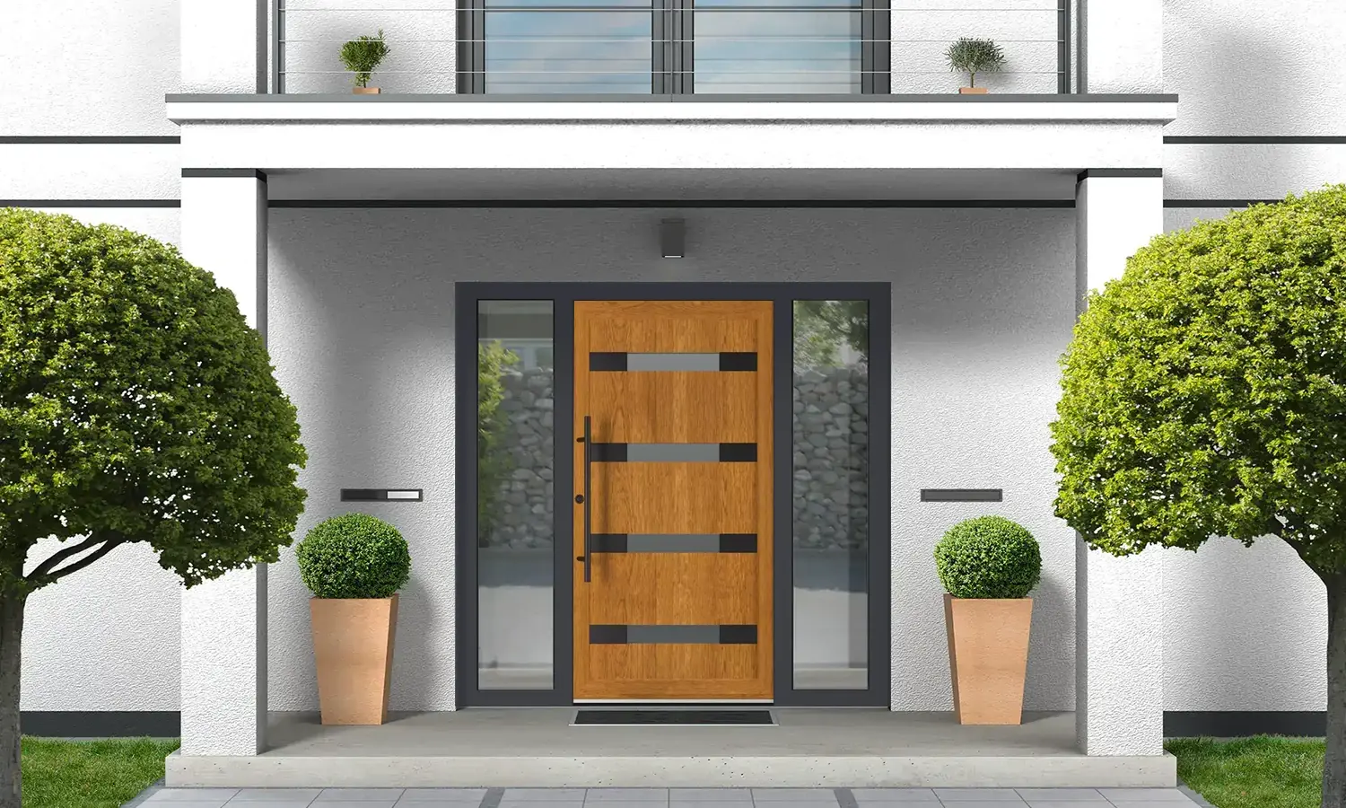 5008 PVC Black entry-doors models dindecor 5008-pvc-black  