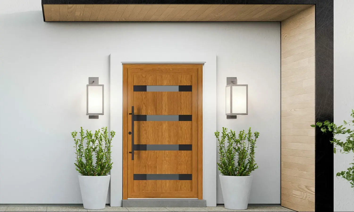 5008 PVC Black entry-doors models dindecor 5008-pvc-black  